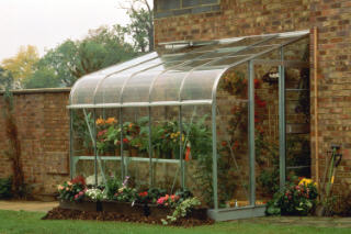 Halls HALLS SILVERLINE GLASS LEAN TO GREENHOUSE (SL86) SEEDS ETC.